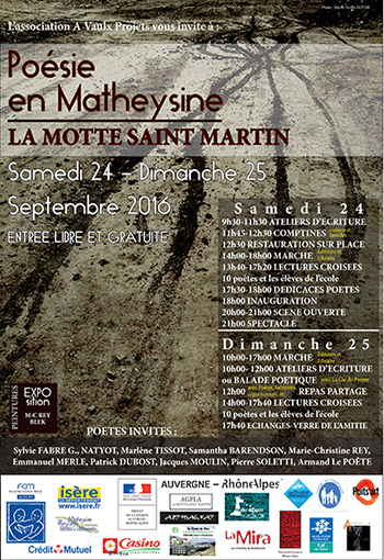 Poesie en Matheysine